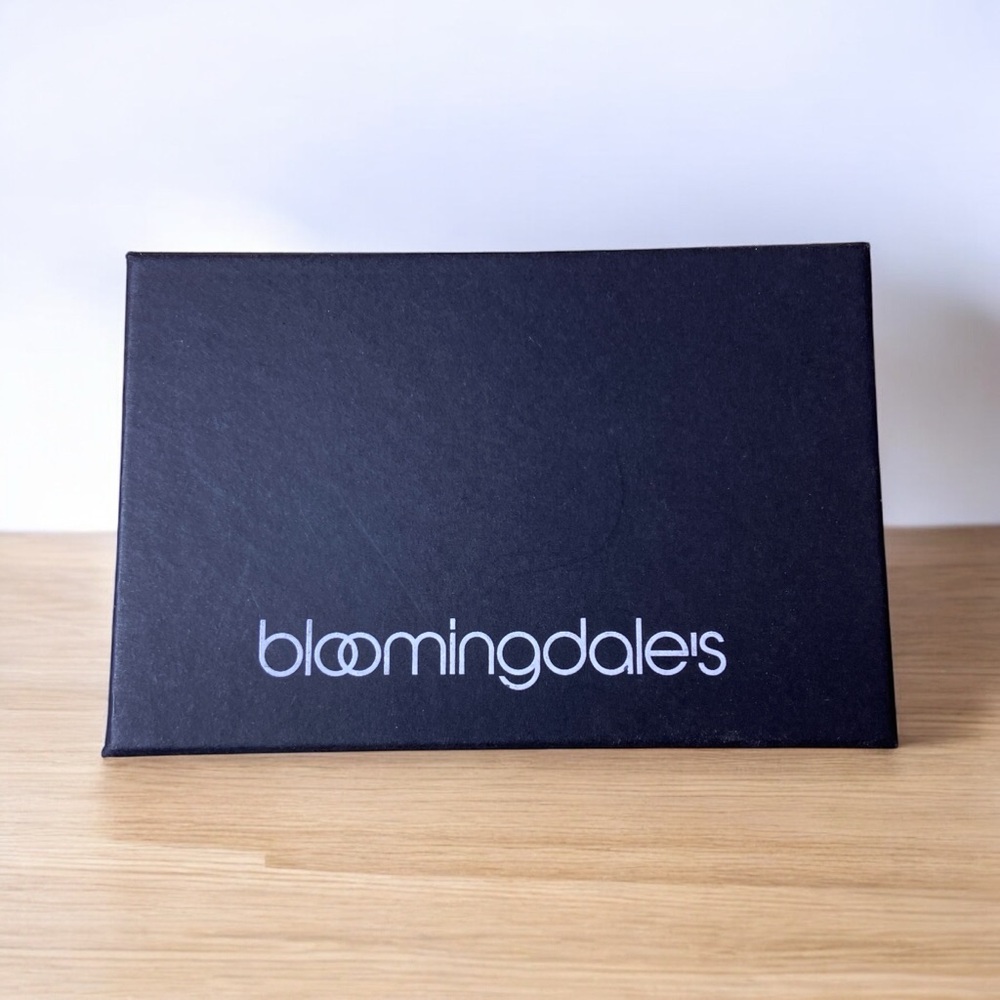 Bloomingdale's Black Gift Box Fragrance bottle refill tool set New!